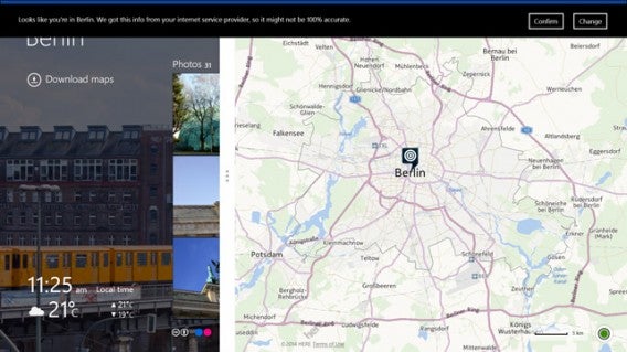 Here Maps - ręczne zoanczanie pozycji