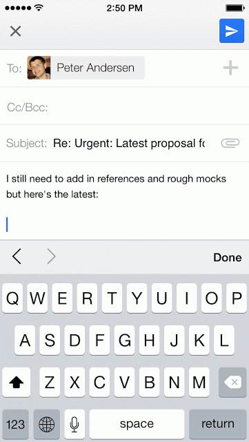 Gmail iOS insert from Drive Gmail iOS insert from Drive
