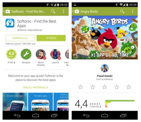 Sklep Google Play z nowym designem Sklep Google Play z nowym designem