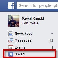 Zapisz na później Facebook