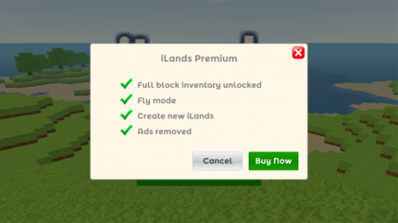 iLands in-app-purchase