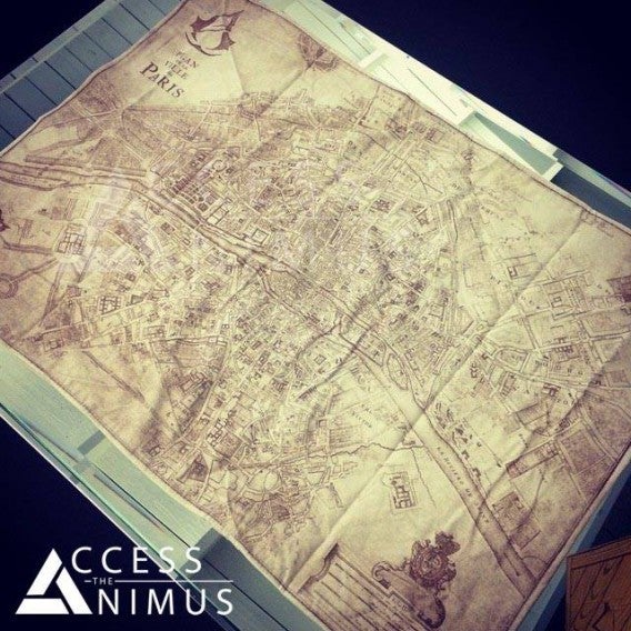 Assassin's Creed Unity mapa