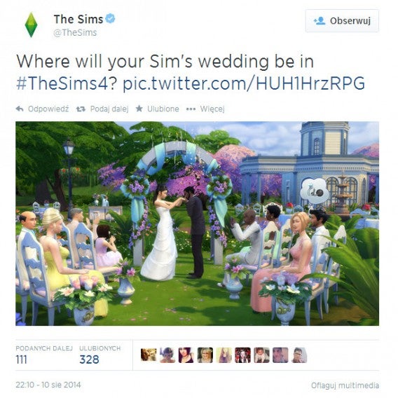 The Sims 4 - ślub The Sims 4 - ślub