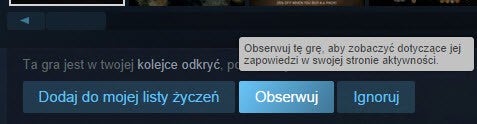 Steam obserwowanie gier