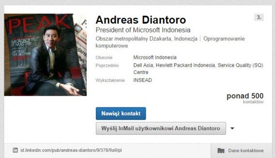 Szef Microsoftu w Indonezji Szef Microsoftu w Indonezji