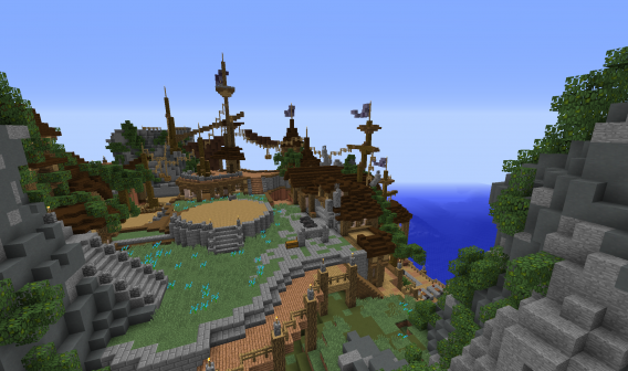 Raiders Refuge - mapa Minecraft Realms