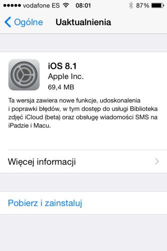 iOS 8.1