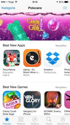 App Store po polsku