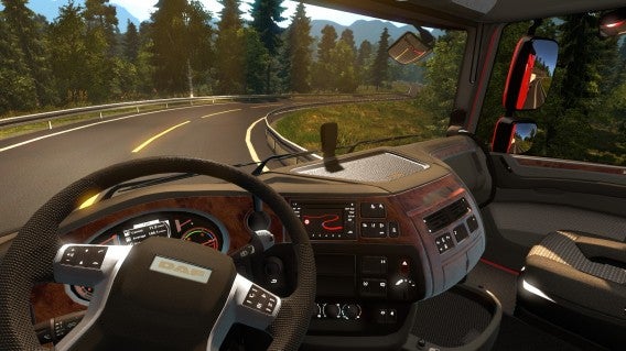 ETS 2 kabina w DAF