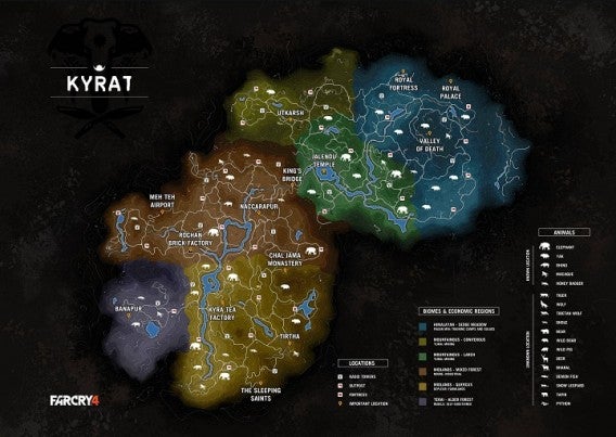 Kyrat w Far Cry 4 Kyrat w Far Cry 4