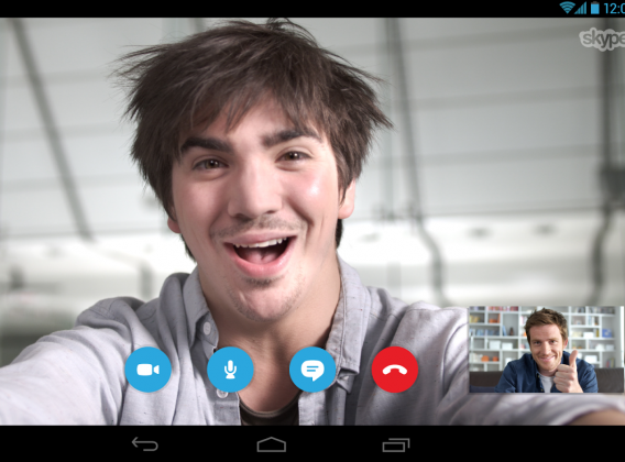 Skype na Androida