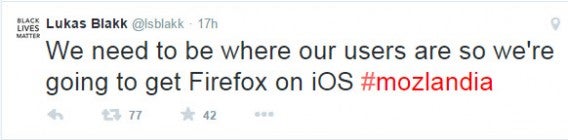 Firefox na iOSa