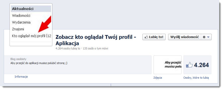 Kto oglądał mój profil - oszustwo