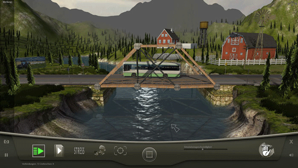 Symulator budowy mostow