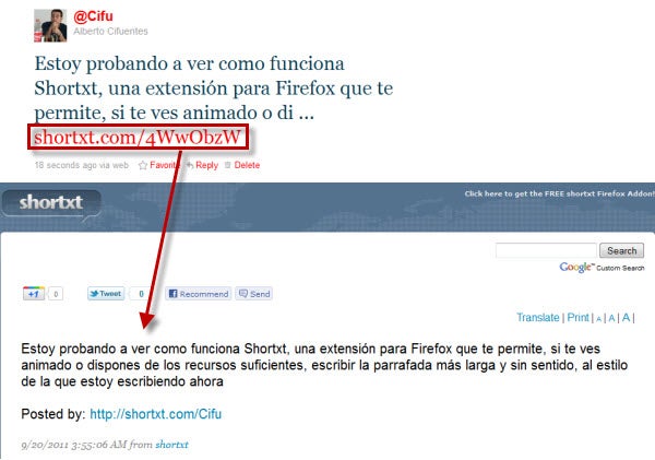 Shortxt