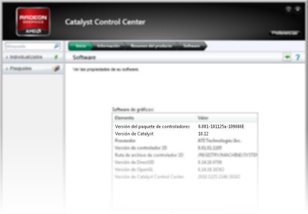 Versión de Catalyst