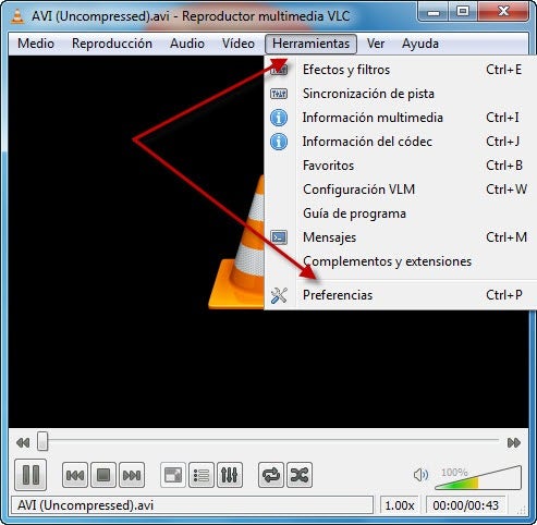 Acceder a Preferencias