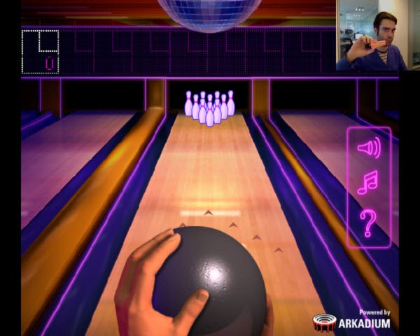 CamSpace, juego de bolos