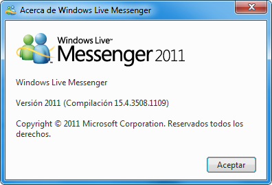 Version de Messenger