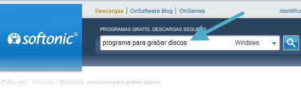 Búsqueda de Softonic