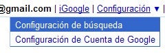 Configuración de Búsqueda