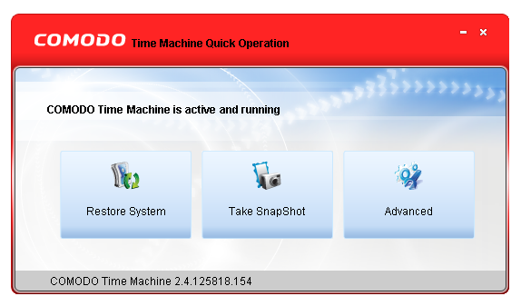 Comodo Time Machine