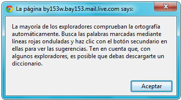 Corrector de Hotmail