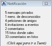 TuentiAlert