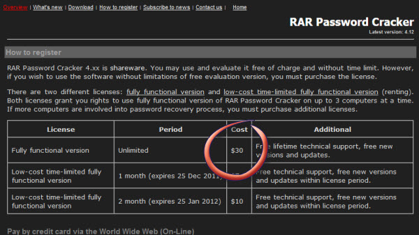 RAR Password Cracker