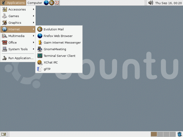 Ubuntu 4.10