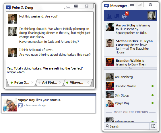 Captura de Facebook Messenger para Windows 7
