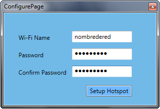 Configurar punto de acceso