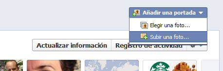 Sube la foto de portada