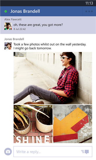 Facebook Windows Phone