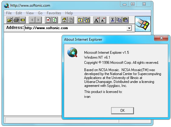 Internet Explorer 1.5