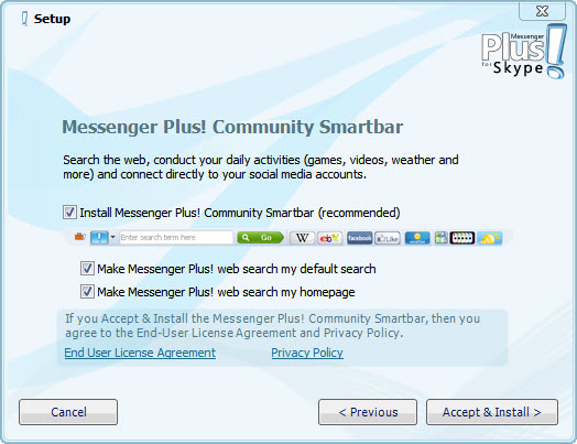 Instalación de Messenger Plus! para Skype