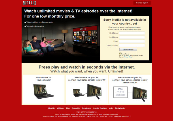 Netflix, un videoclub online de gran éxito en Estados Unidos