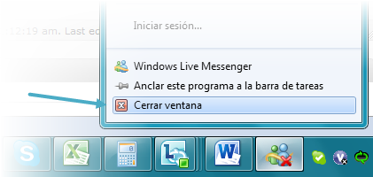 Cerrar ventana