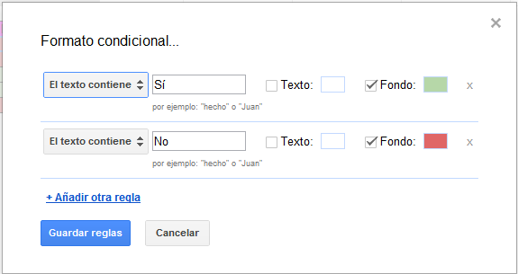 Formato condicional