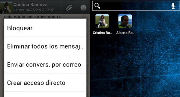 Crear acceso directo