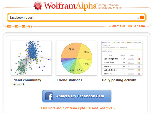 Analyze My Facebook Data