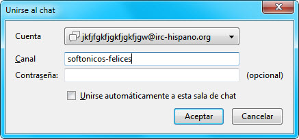 Unirse al chat