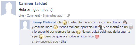 Emoticonos en los comentarios