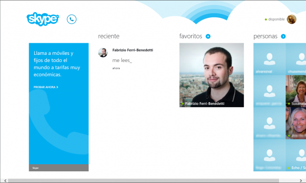 Skype para Windows 8