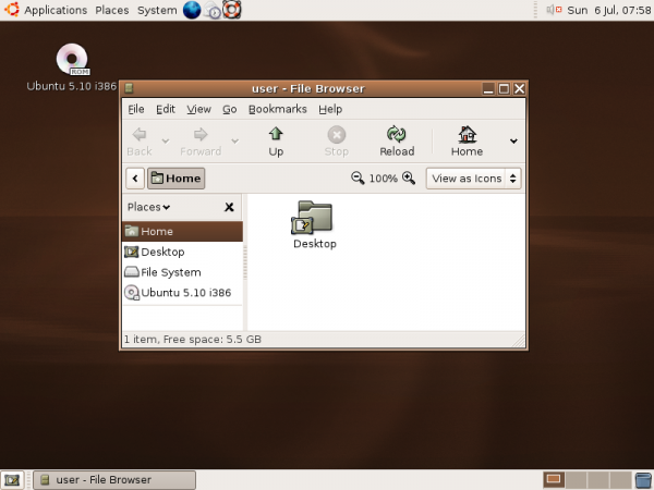 Ubuntu 5.10