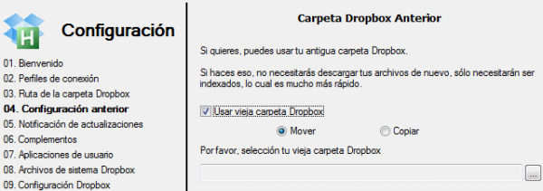 Carpeta Dropbox Anterior
