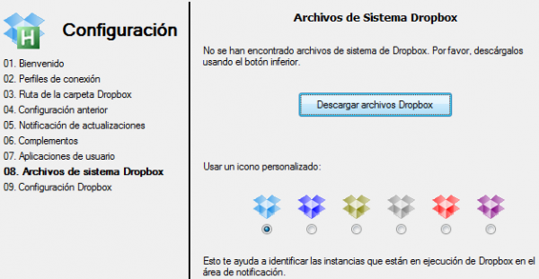 Archivos de Sistema Dropbox