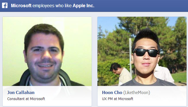 Empleados de microsoft a los que les gusta Apple