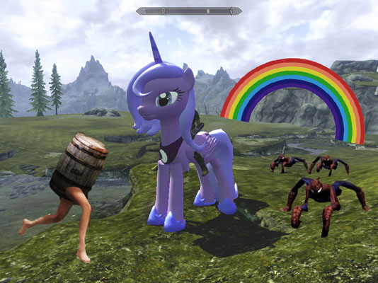 Los más extraños mods de Skyrim