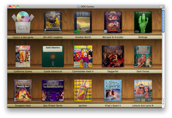 Boxer, el emulador de DOS para Mac OS X